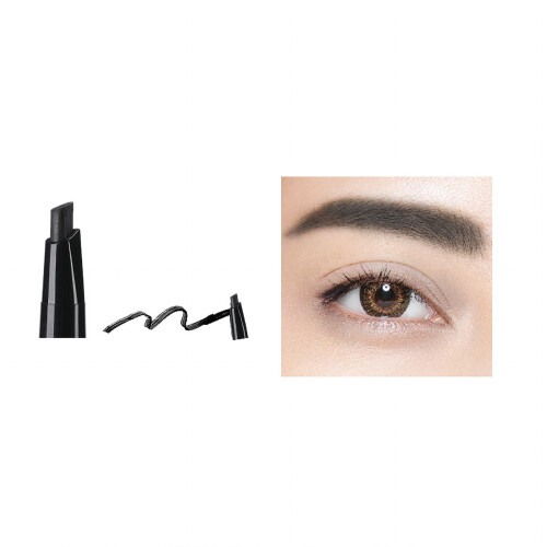 (1#) Double Head Waterproof Eyebrow Pencil Brush 1
