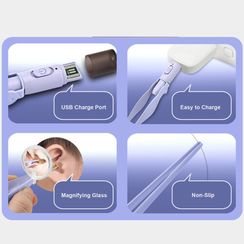 Lighted Ear Wax Removal Kit for Kids & Adults 2