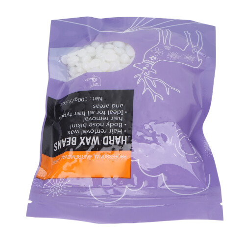 3.5 Oz Hard Wax Beans Low Melting Point Paper-Free 2