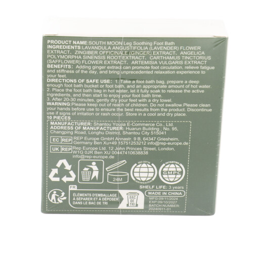 20Pcs Ginger Herbal Foot Soak Bags 1