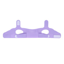 (Purple) Gesichtsstraffungsband Silikon Doppelkinn-Reduzierer V-Linie (Grau)