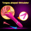 Double-ended Vibrator Tongue-shaped Waterproof Mute 4