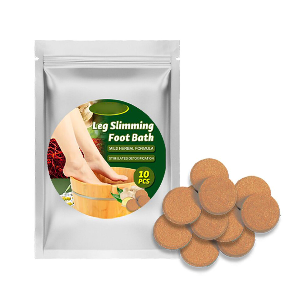 10pcs Ginger Foot Soak Lymphatic Drainage Fatigue Relief Leg Slimming