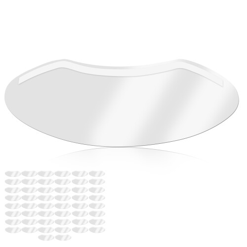 50pcs Disposable Transparent Face Visors 1
