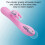 Doppel-Motor Silikon Vagina Massager 16 Modi USB 1