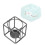 (Blue) Aromalampe Keramik mit Teelicht blau 5