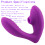 G Spot Vibrator 10 Modes Rechargeable Waterproof Purple 4