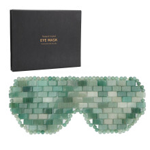 (Green) Jadestone Augenpads gegen Augenringe Grüner Stein