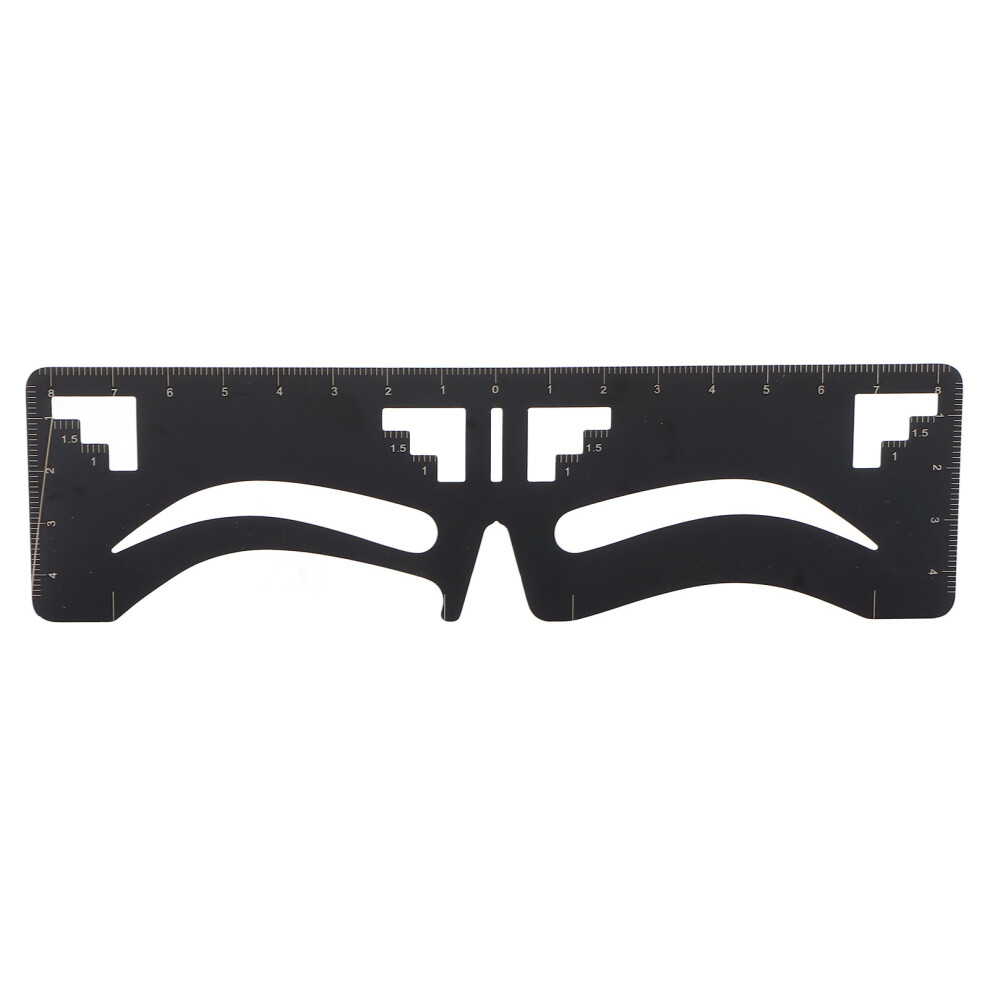 (European Eyebrow) Eyebrow Ruler 3-Point Positioning Measure Stencil Flat
