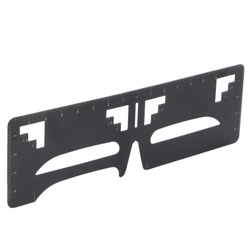 (Flat Eyebrow) Augenbrauen-Schablone mit 3-Punkt-Markierung 1