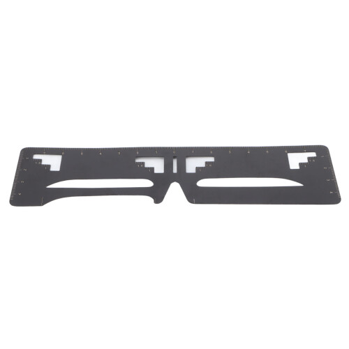 (Flat Eyebrow) Augenbrauen-Schablone mit 3-Punkt-Markierung 2