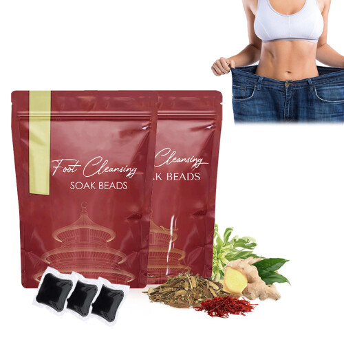 Herbal Foot Cleansing Soak Beads Lymphatic Drainage Capsules