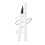 (White 01# Black) Flüssiger Eyeliner-Stift wasserfest Schwarz 02# 1