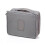 (Grey) Pink Oxford Makeup Storage Bag with Zipper 1