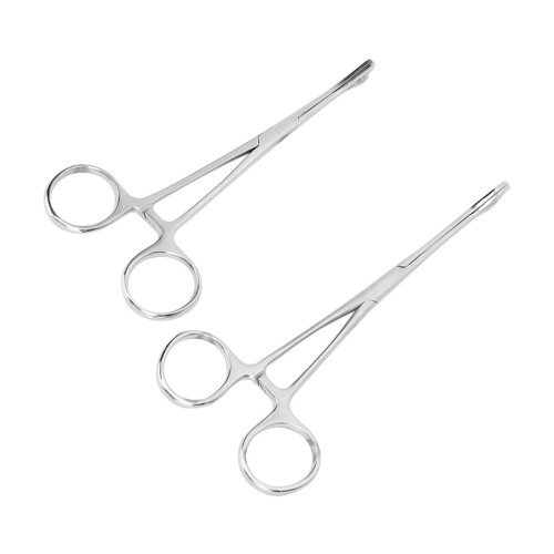 Professionelles Piercing-Kit aus Edelstahl mit Zange 2