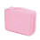 (Pink) Pink Oxford Makeup Storage Bag with Zipper 1