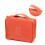 (Orange) Pink Oxford Makeup Storage Bag with Zipper 5
