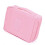 (Pink) Pink Oxford Makeup Storage Bag with Zipper 4