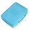 (Sky Blue) Pink Oxford Makeup Storage Bag with Zipper 2