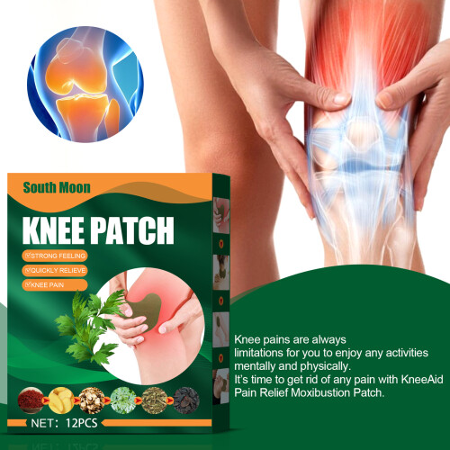 South Moon 12Pcs Knee Self-heating Moxibustion Patches 1