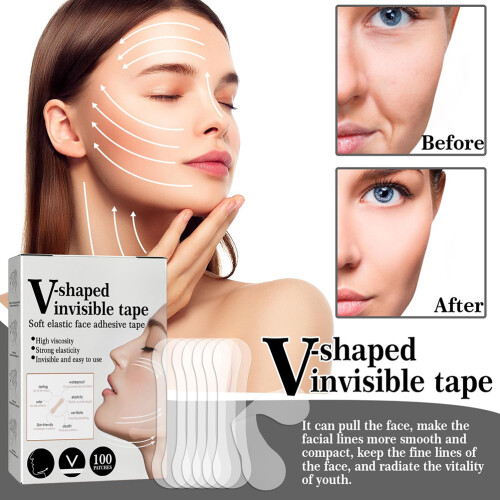 Invisible Face Lifting Tape Ultra Thin V Shape Wrinkles 1