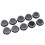 10pcs Nail Art Jars Plastic Empty Cosmetic Sample Containers 5