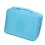 (Sky Blue) Pink Oxford Makeup Storage Bag with Zipper 4