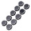 10pcs Nail Art Jars Plastic Empty Cosmetic Sample Containers 3