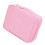 (Pink) Pink Oxford Makeup Storage Bag with Zipper 3