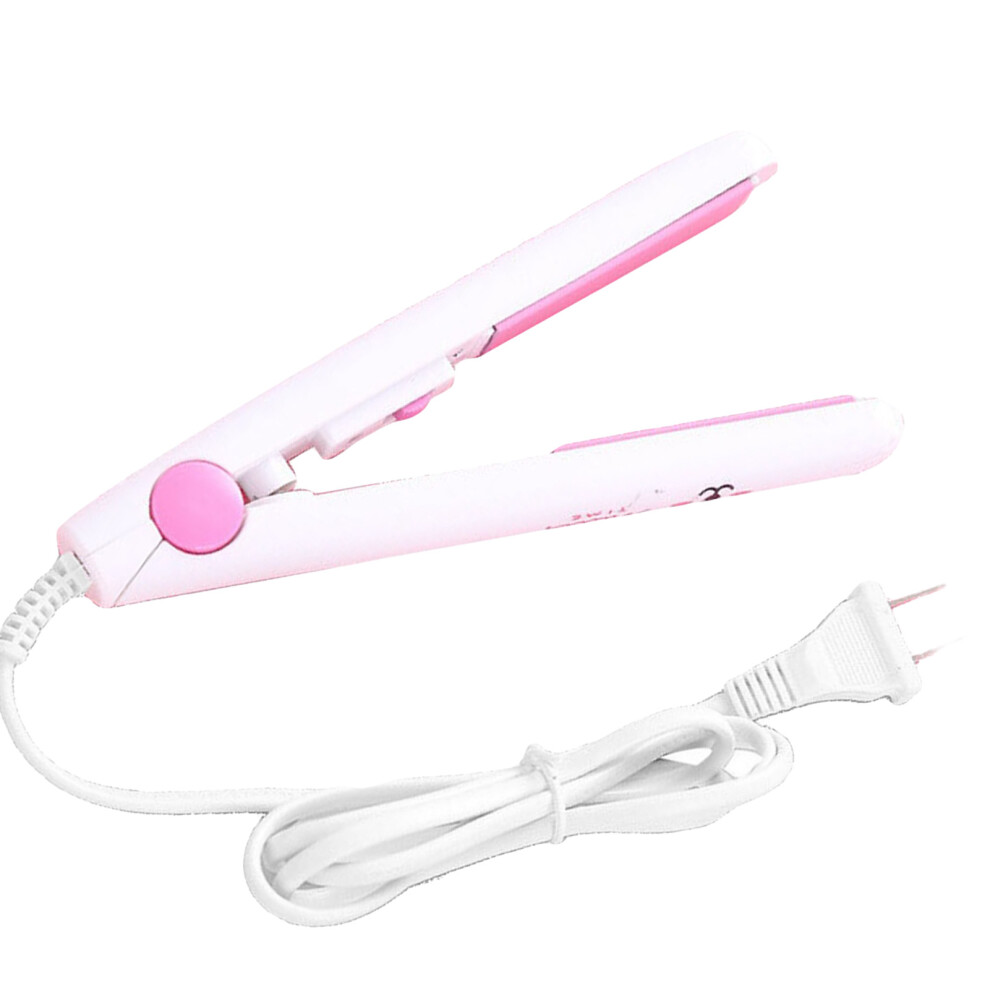 (White) Curling Iron Professional Portable Fast Heating White