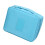 (Sky Blue) Pink Oxford Makeup Storage Bag with Zipper 3