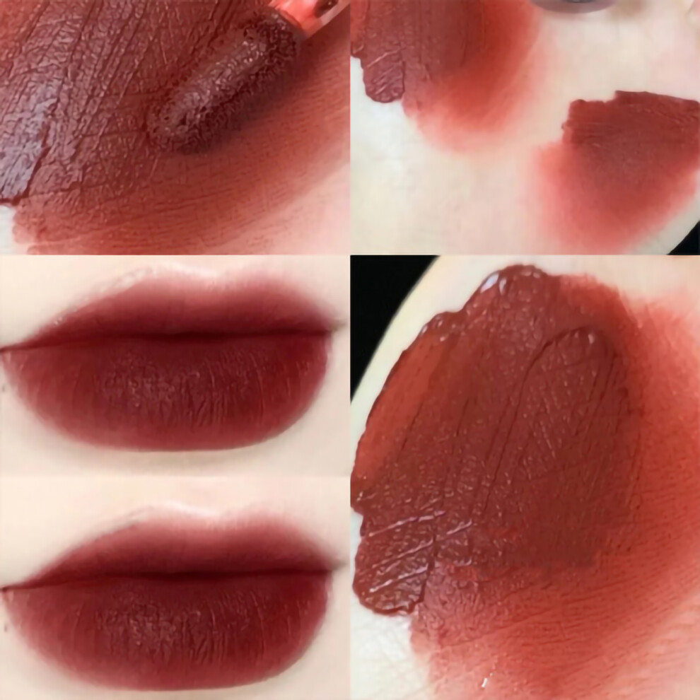 (#06) Lip Gloss Matte Charming Color Easy Removal Liquid Lipstick Women #04