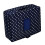 (Black White Dot) Pink Oxford Makeup Storage Bag with Zipper 2