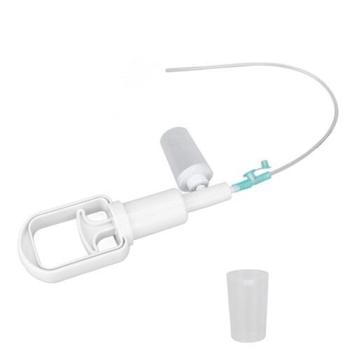 Portable Handheld Sputum Suction Pump for Adults Manual Use 2