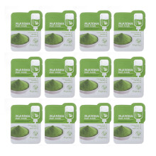 12pcs 0.2oz Matcha Mud Mask Refreshing Oil Control Soothing Clay
