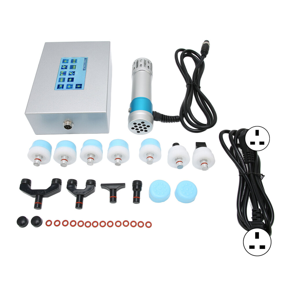 (UK Plug) Shockwave Therapy Machine ED Multifunctional 100-240V AU Plug