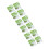 12pcs 0.2oz Matcha Mud Mask Oil Control 4