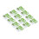 12pcs 0.2oz Matcha Mud Mask Oil Control 3