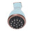 (Blue) Electric Meridian Brush 9 Gears Vibration Heating 4