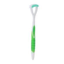 (Green) Tongenschraaper Flexibele Lange Steel Mondhygiëne Reiniger Oranje