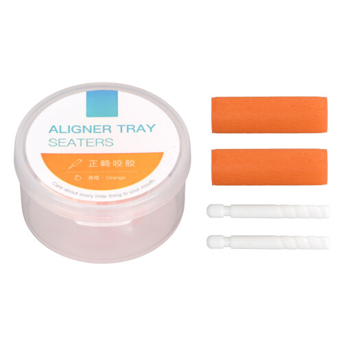 (Orange Flavour) Strawberry Aligner Tray Chewies Set