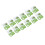 12pcs 0.2oz Matcha Mud Mask Oil Control 5