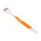(Orange) Tongue Scraper Flexible Long Handle Oral Cleaner Orange 2