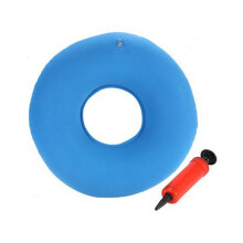 (Light Blue) Aufblasbares Kissen PVC Druckentlastung Rollstuhl Blau