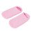 (Pink) 2pcs Reusable Moisturizing Socks with Essential Oil Gel 1