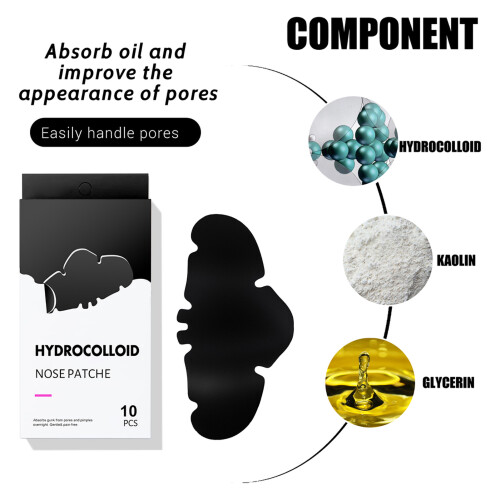 10Pcs Nose Patches Hydrocolloid Blackhead Oil Control 2
