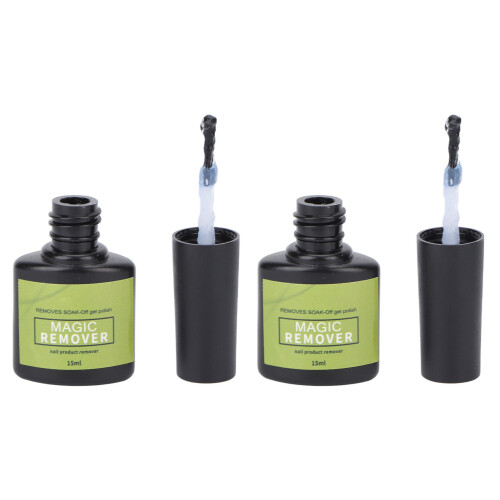 2x 15ml Nagellackentferner Gel Geruchsarm Profi 2