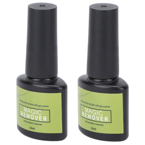 2x 15ml Nagellackentferner Gel Geruchsarm Profi 1