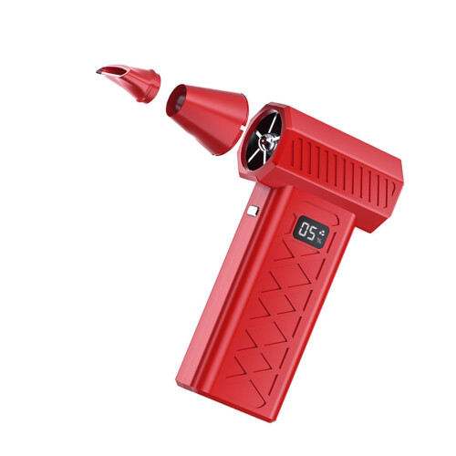 6 Speed Adjustable Cordless Air Dusters Computer Cleaner-Red