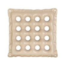 (16 Hole Tetragonum Pad Beige) Aufblasbares Kissen PVC Druckentlastung Rollstuhl Blau